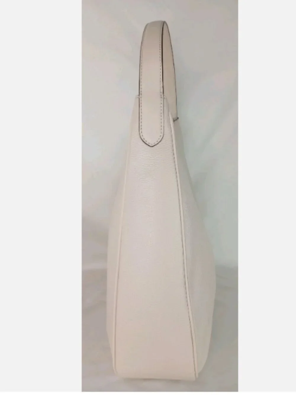 Michael Kors Nayla Medium Shoulder Bag Pebbled Leather Light Cream *BAG ONLY*